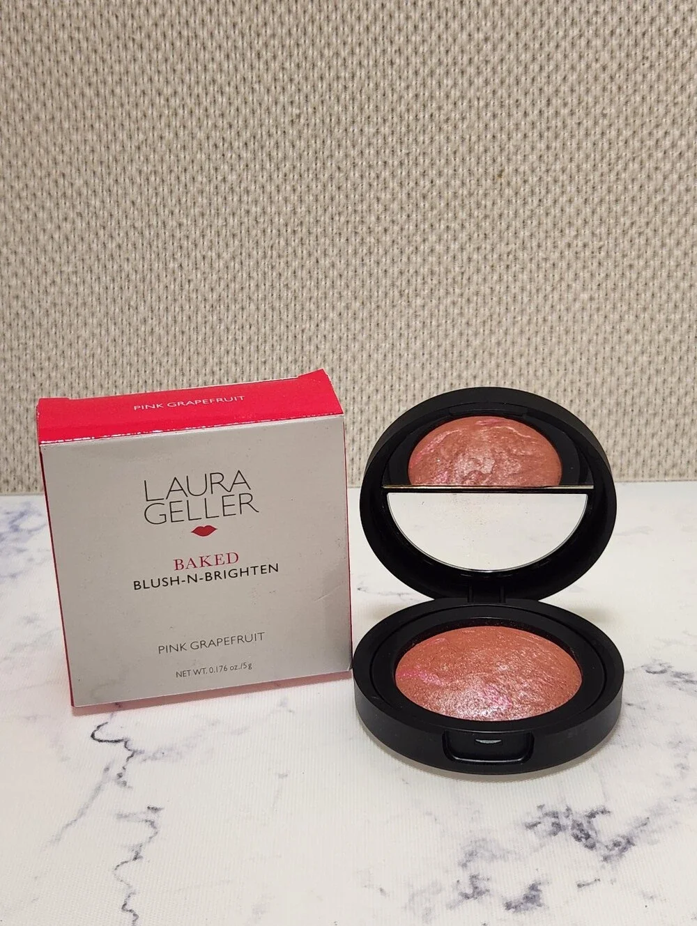 Laura Geller Baked Blush N Brighten Pink Grapefruit